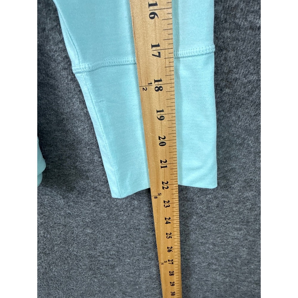 Tommy Bahama IslandZone Pullover‎ Women M Aqua Funnel Neck Zip Pockets Coastal - Picture 7 of 8